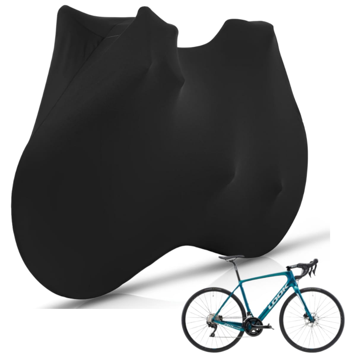 ロードバイク 自転車 室内保管 輪行 ファスナー 旅行 保護 カバー ストレッチ伸縮素材 ダスト ホイール 700c 29 27.5 26インチ クロスバイク マウンテンバイク BMX オフシーズン 引越