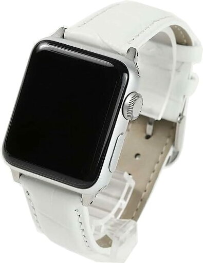 Apple Watch 対応ベルト コンパチブル 時計バンド クロコ型押し 本革レザー アップルウォッチ交換ストラップ iWatch 38mm 40mm 41mm 42mm 44mm 45mm Watch Series 6/SE/5/4/3/2/1に対応 Apple Watch 対応ベルト コンパチブル 時計バンド クロコ型押し 本革レザー アップルウォッチ交換ストラップ iWatch 38mm 40mm 41mm 42mm 44mm 45mm Watch Series 6/SE/5/4/3/2/1に対応