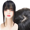 部分ウィッグ ヘアピース ポイントウィッグ 女性 レディース 人毛100% かつら ウィッグ 分け目自由自在 トップピース トップカバー トップウィッグ ストレート 前髪ウィッグ 人毛 医療 つむじ 頭頂部 白髪カバー 自然 白髪隠し カバーウィッグ 3