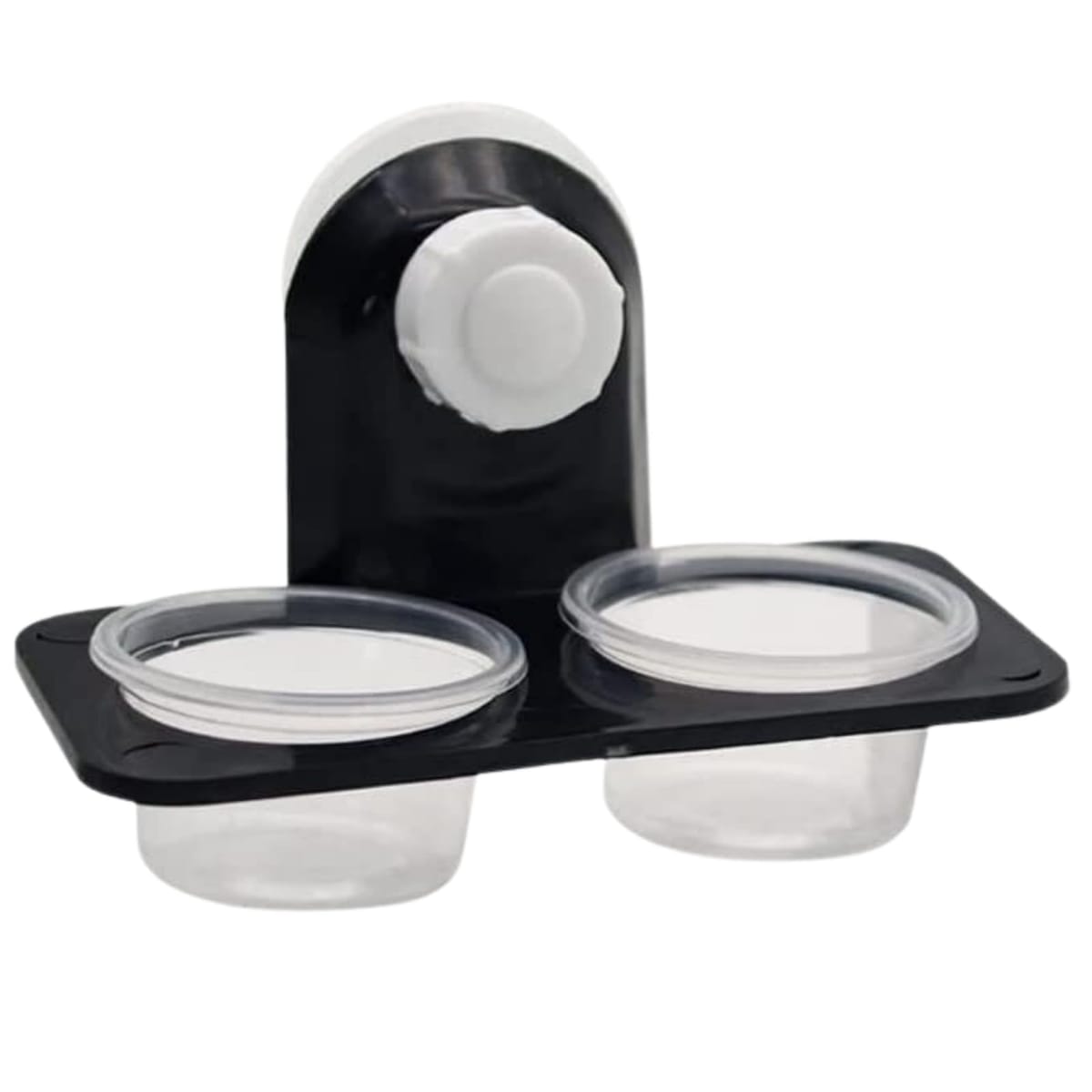 Quikaboo 爬虫類 餌入れ 水入れ フード トレイ 2個入り フードトレイ フードボウル 吸盤付き 両生類 昆..