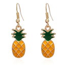 パイナップル フックピアス ハワイアンジュエリー 両耳用2つ入り 人気デザイン hawaii レディース