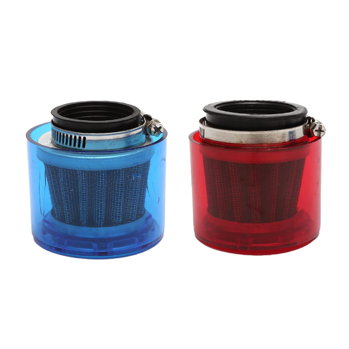 【Saki＆Masa】バイク エアクリーナー エアフィルター 35mm 35φ 汎用 カバー オートバイ 原付 カバー 付き 雨天対応 全天候型 パーツ 2個セット