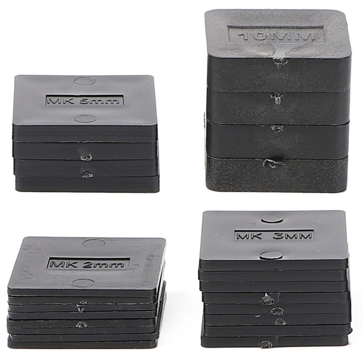 CHASO レベルスペーサー 2/3/5/10mm 24枚セット 高さ調整 ポリプロピレン