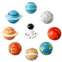 ルボナリエ マグネット 宇宙デザイン 9個セット 強力 磁石 冷蔵庫 ホワイトボード用