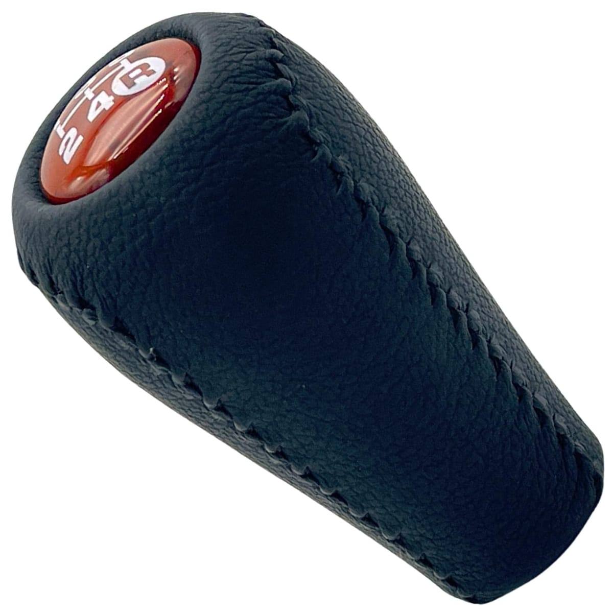 shymie シフトノブ mt レザー 5速 汎用 ハチロク AE86 ランクル 70 プラド ハイラックス GX71 GX81 対応 合皮 ブラック 車(2)