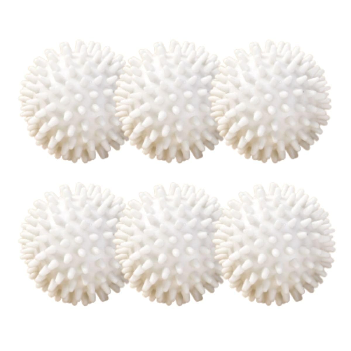 RYUBOF ランドリーボール 洗濯ボール 6個セット 静電気防止 絡み防止 ドライヤーボールドライヤーボール 洗濯補助 エコ 時間短縮 ほこり取り 洗濯機 乾...