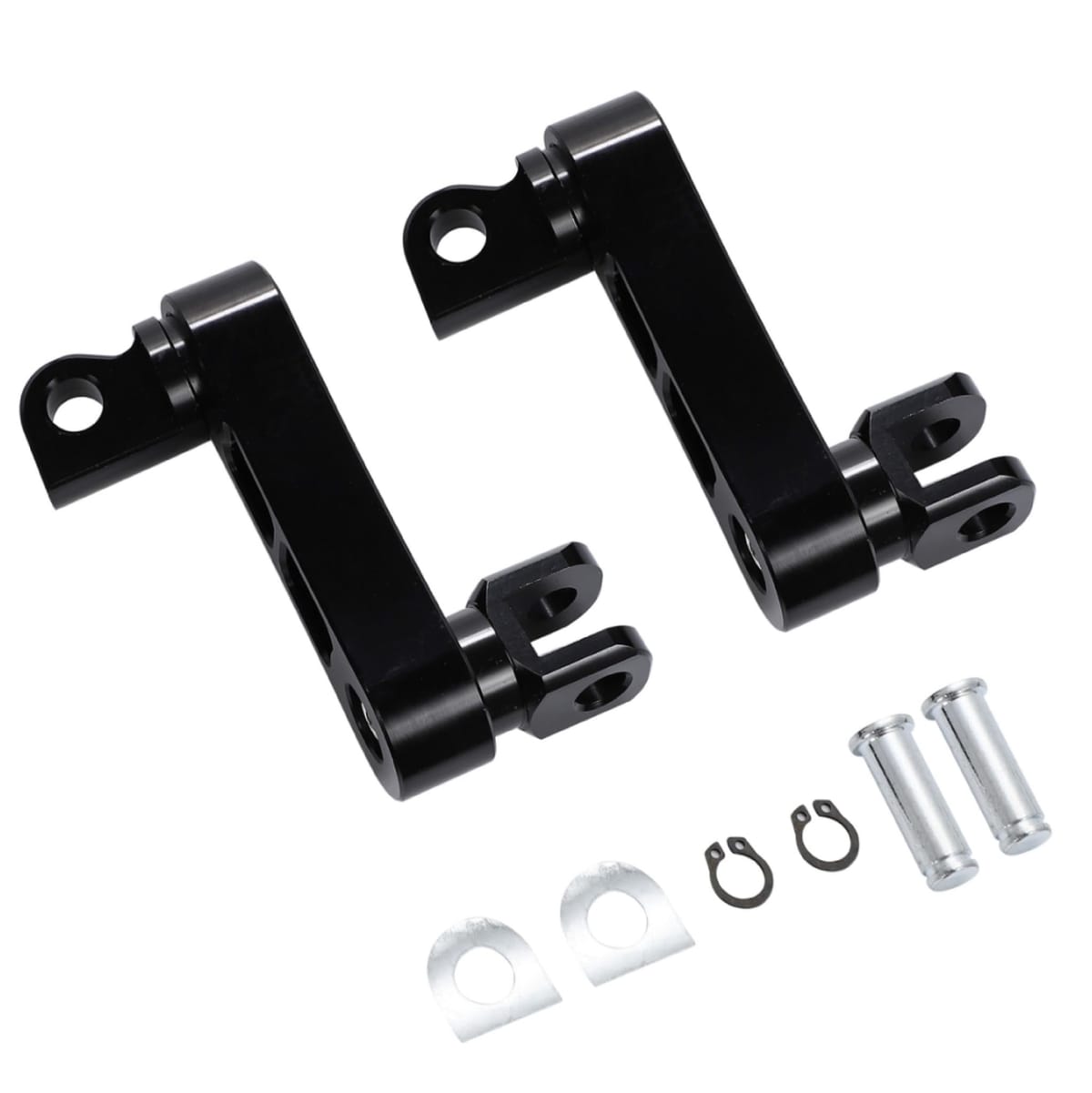 HARLEY/ハーレー ダビッドソン ステップ エクステンション 専用設計 前後/上下 9cm 調整可能 ミッドコントロール フットペグ オス マウント/ドライバー/パッセンジャー/ハイウェイペグ ブラケット ダイナ ソフテイル ツーリング 左右セット