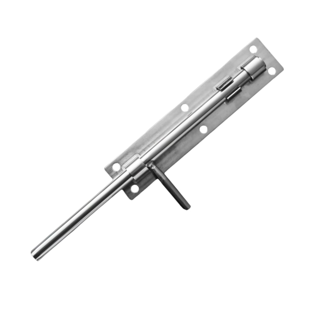 ideamall 門落とし 丸棒ラッチ 門扉 ステンレス ゲート 金具 ドア ロック シルバー