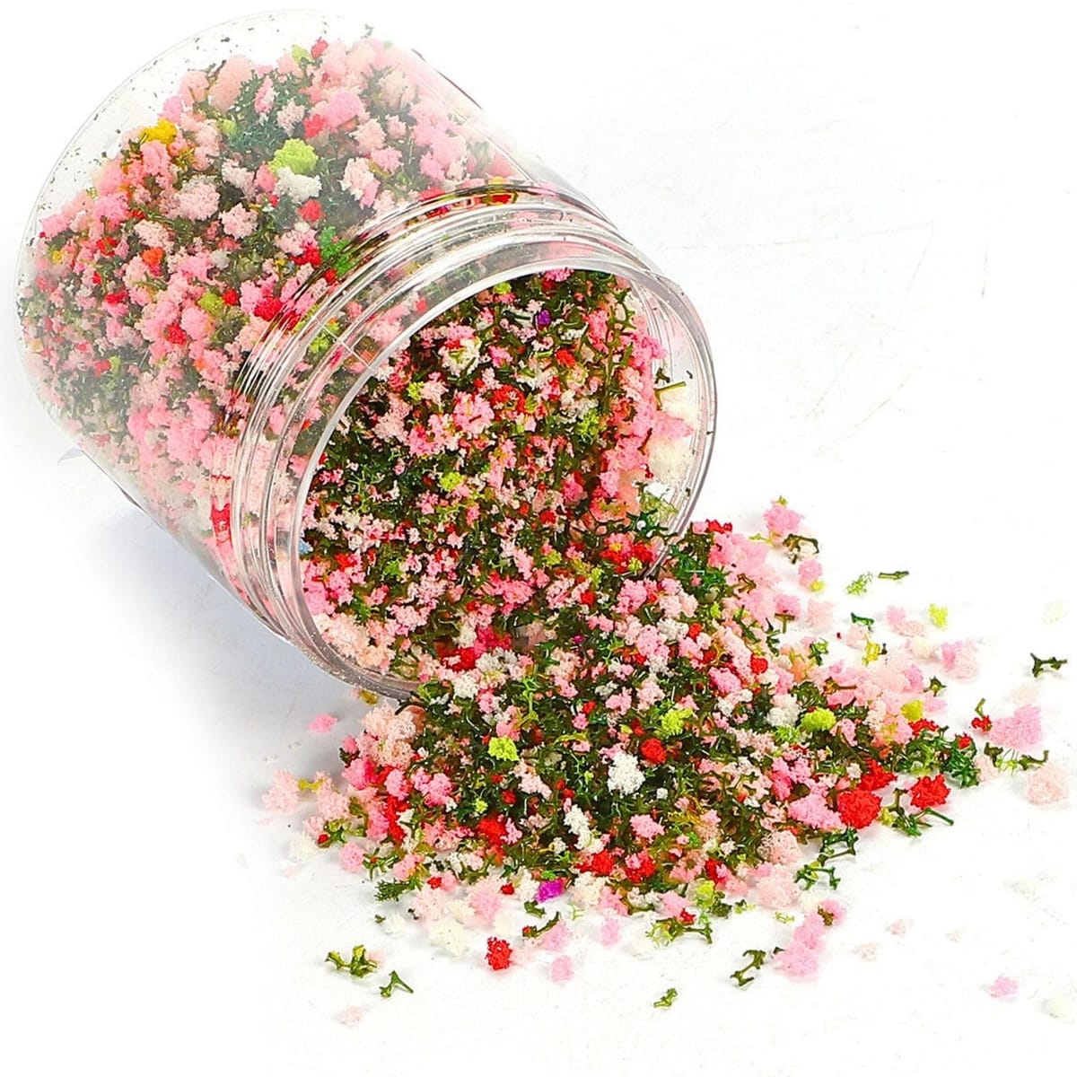 CHASO ジオラマパウダー お花畑 草原 自然 風景 景色 花 ミニチュア 箱庭 桜 工作 ピンク 春 装飾