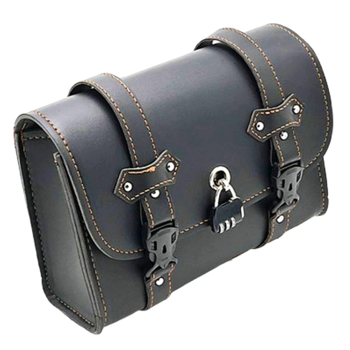 merrytime バイク バッグ サイドバッグ ツーリング バック ロック可能 ツール 工具 小物入れ カバン ロックピン付き 工具入れ レトロ 鍵付き キャンプ カーキ グリーン