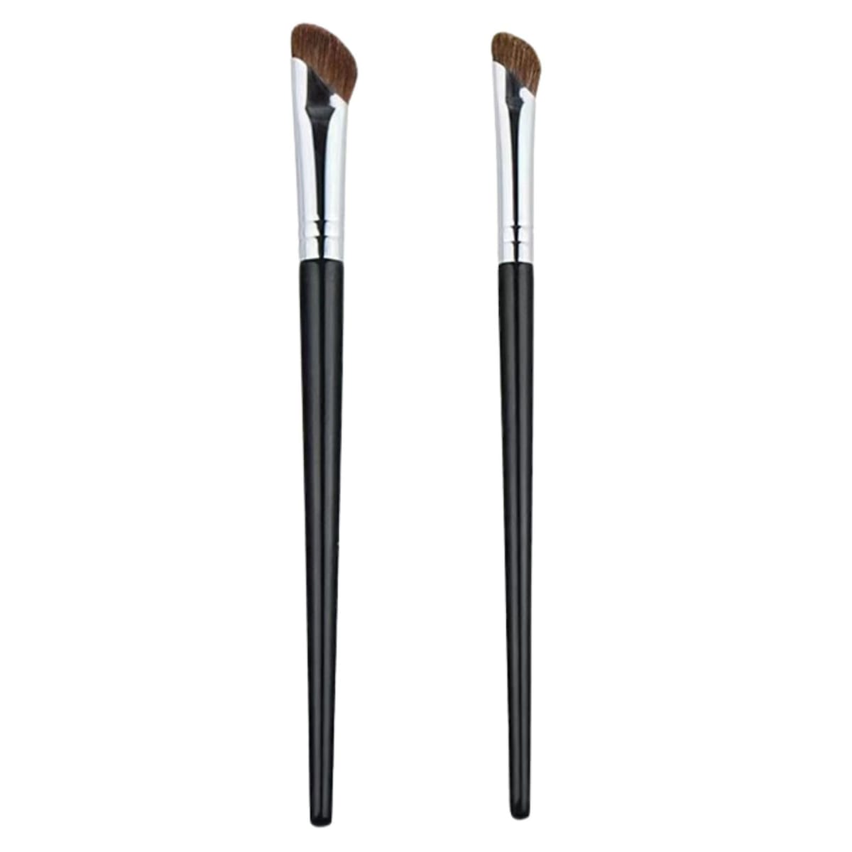 geneX ノーズシャドウ ブラシ 斜め 2本セット 大＋小 シェーディングブラシ ポニー毛 メイクブラシ 動..