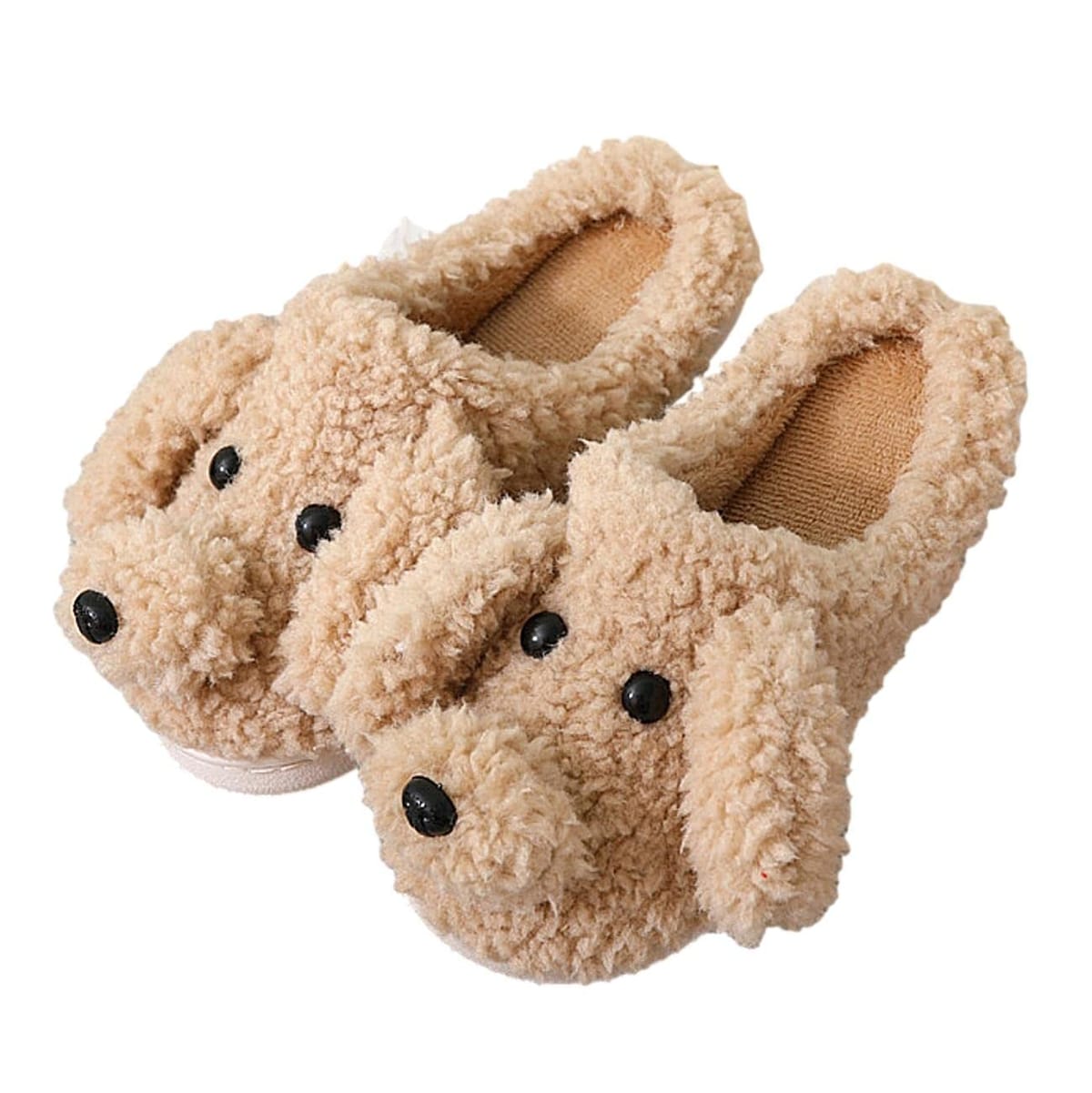 [One Drop] ルームシューズ 犬 室内履き ぬいぐるみ スリッパ レディース かわいい プードル ふわふわ