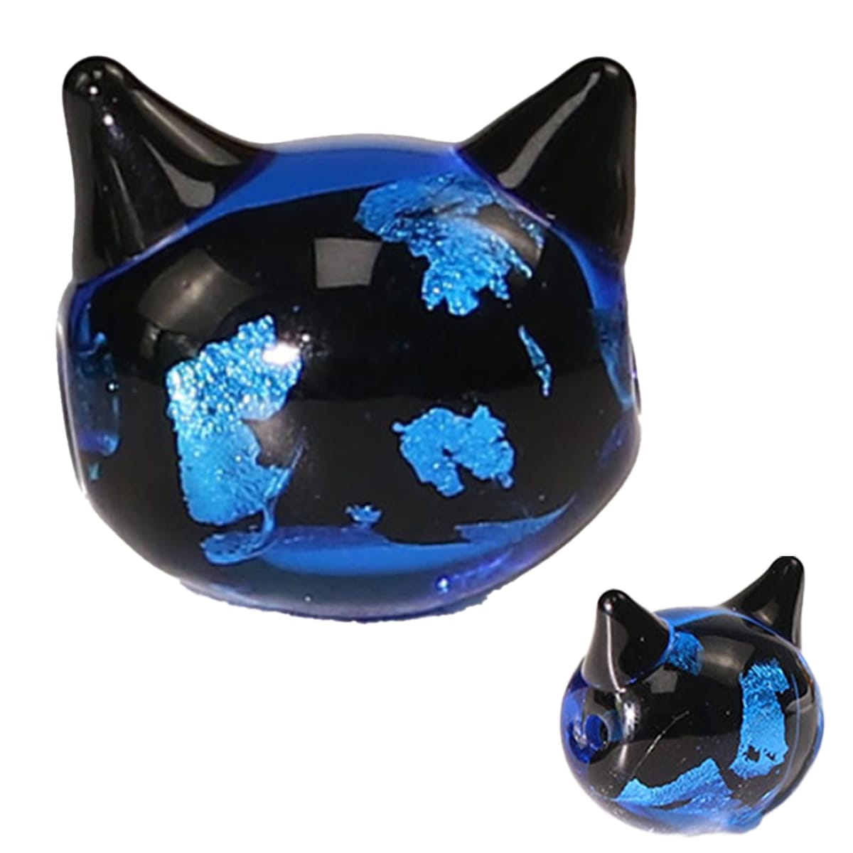 Rakuten - Hyack とんぼ玉 ねこ ビーズ パーツ 猫 ビーズガラス ハンドメイド トンボ玉 ガラス玉 手芸