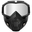 RYOTBASE サバゲー マスク ゴーグル フェイスガード バイク フルフェイスマスク タクティカル マウンテンバイク MTB スキー スノボ 登山 迷彩 眼鏡 メガネ 対応 防護 取り外し 分割