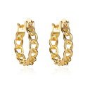 AREUM ピアス 編み目 リング フープ 両耳用2つ入り バンチャン 着用モチーフ スキズ アクセサリー