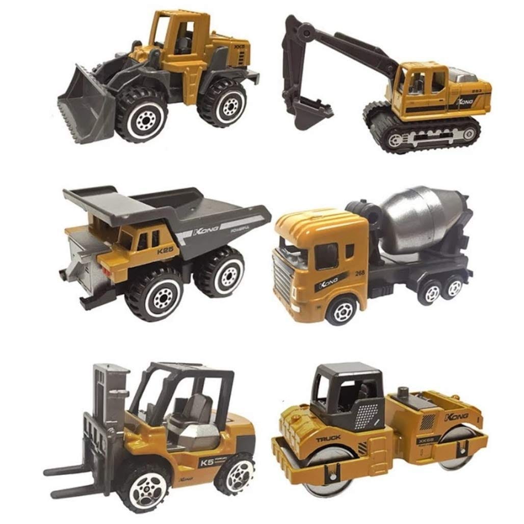 TOMMYFIELD ショベルカー 砂場 車 おもちゃ ミニカー セット 車両 プレゼント 5個