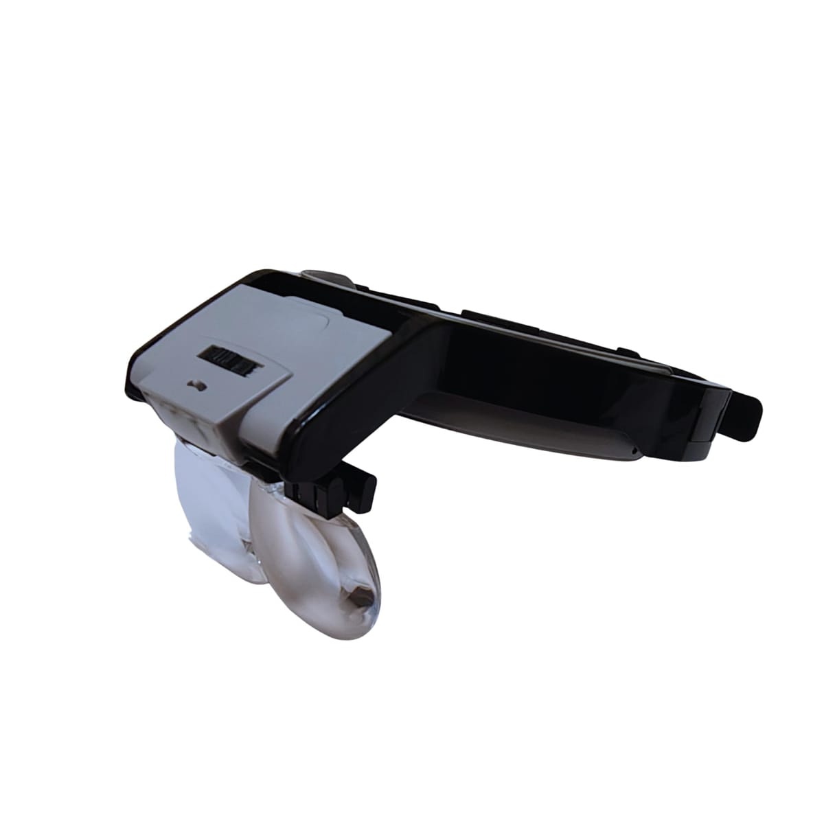 【クローブキューブ】ヘッドマウント ルーペ 拡大鏡 LED搭載 交換レンズ付属 メガネ型 角度調整 精密作..