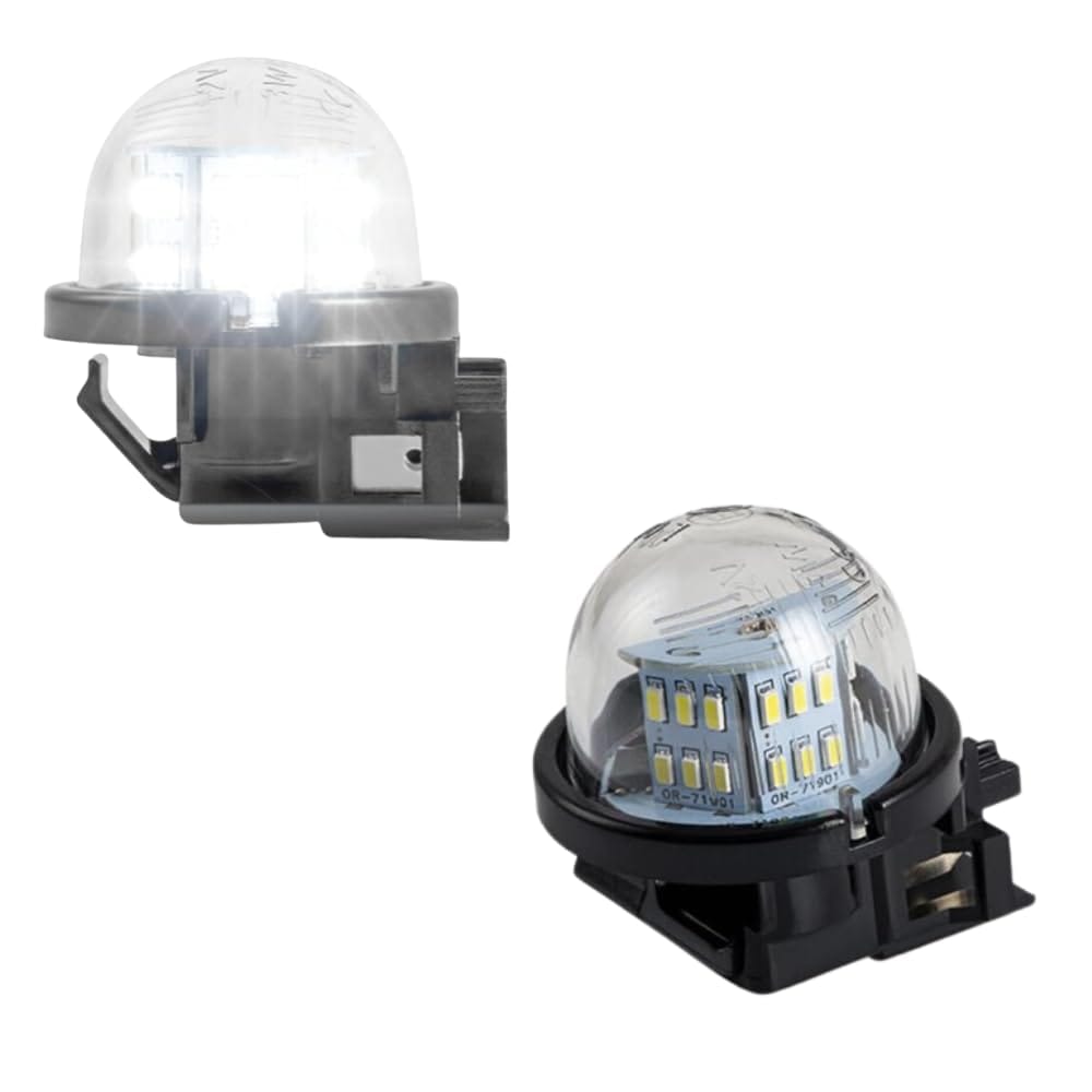 スズキ 用 LED ナンバー 灯 ジムニー JB23 JB64 アルト エブリイ キャリィ クロスビー セルボ スイフト ワゴンR 等 ライセンス ランプ ユニット ホワイト 2個セット 社外品