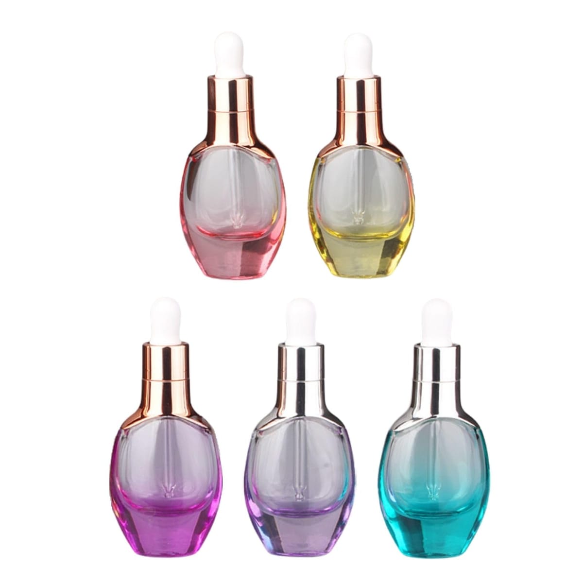 Archnote スポイトボトル アロマオイルボトル ポンプ スポイト 化粧品 30ml 11色セット