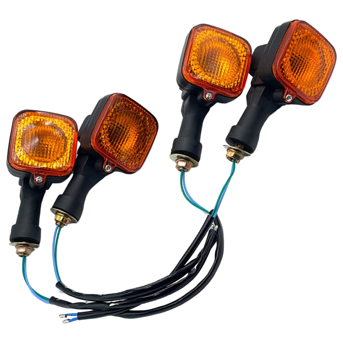 BMWタイプ角型ウィンカー 新品 ステーバルブ付 4個セット 汎用品 楽天市場】汎用角型ウインカーの通販
