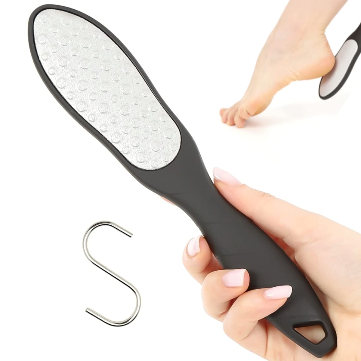 皮膚科医監修 TAKES 角質取り かかとケア かかとやすり 両面 ステンレス製 足 かかと 角質 除去