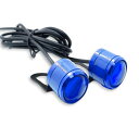 ストロボライト LED 12V 2個セット フラッシュ バイク 自動車 コンパクト デイライト 点滅 改造 スポット カスタム 汎用