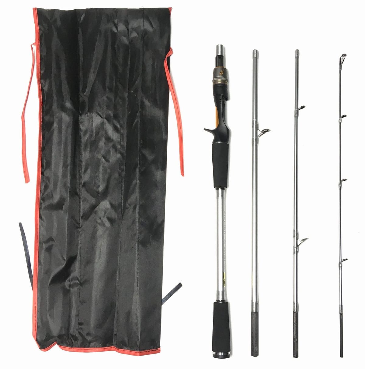 EVA 7ft 6ft パックロッド 4ピース(MH) スピニングパックロッド ベイトパックロッド バス釣りロッド トラベルロッド シーバスロッド ロックフィッシュ スピニングロッド ベイトロッド [並行輸入品]