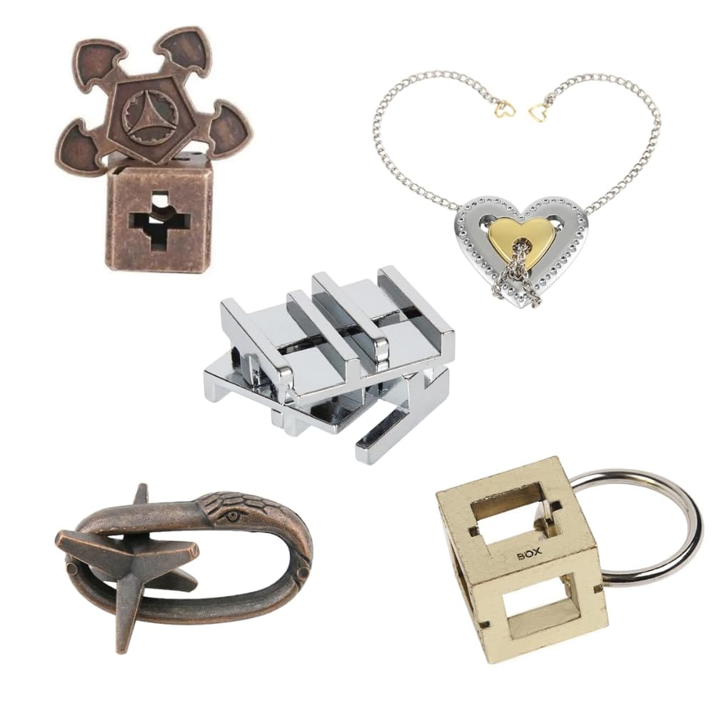 JUSTVEL 知恵の輪 知恵おもちゃ