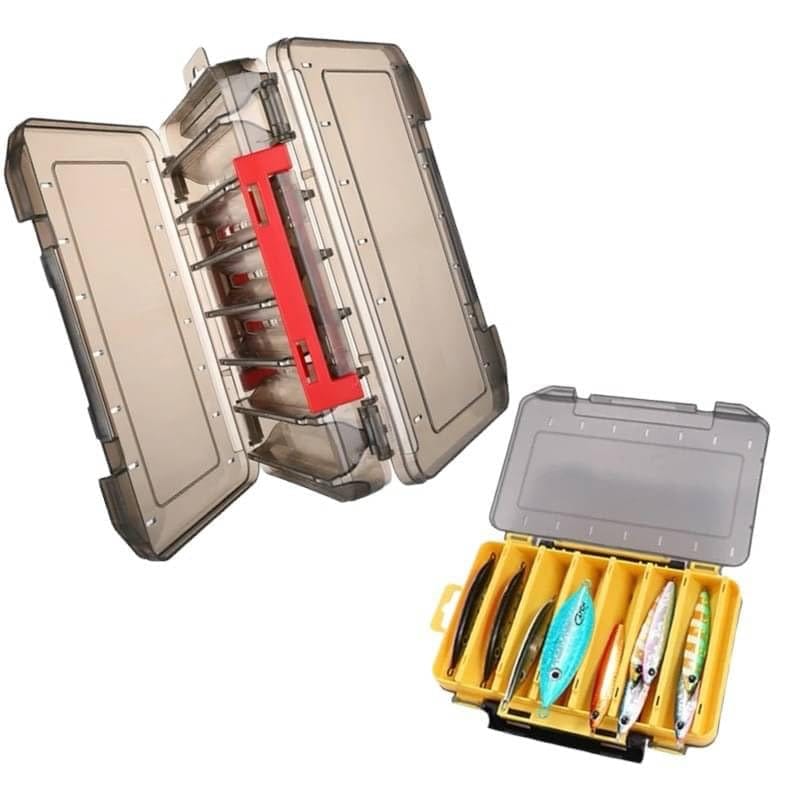 (Reina4) ルアーケース 2個 セット 両面 水切り 使い分け 入れ物 釣り フィッシング リバーシブル 収納..