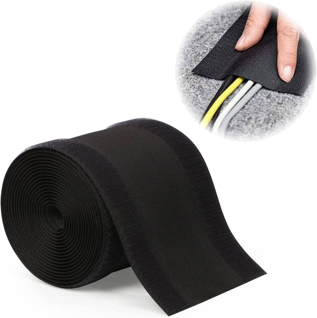 Crystal craft 配線カバー ケーブルカバー コード隠し カーペット 貼り付け モール 【3m】