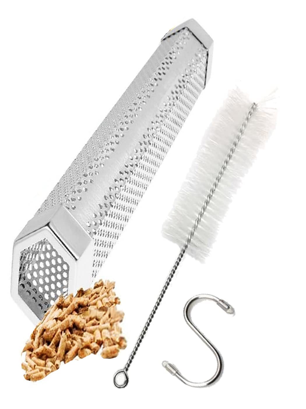 S.fields.inc スモークチューブ スモーカーボックス BBQ ペレットバーベキューグリル ウッドチップ 燻製