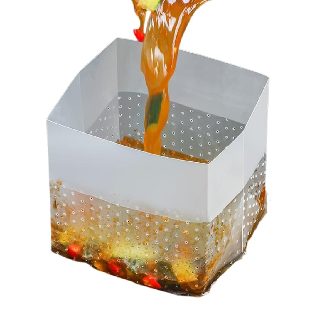 MaT store 水切り袋 ゴミ袋 【シンクを綺麗に保つ】自立式 使い捨て 三角コーナー不要 生ゴミ シンク キッチン用品