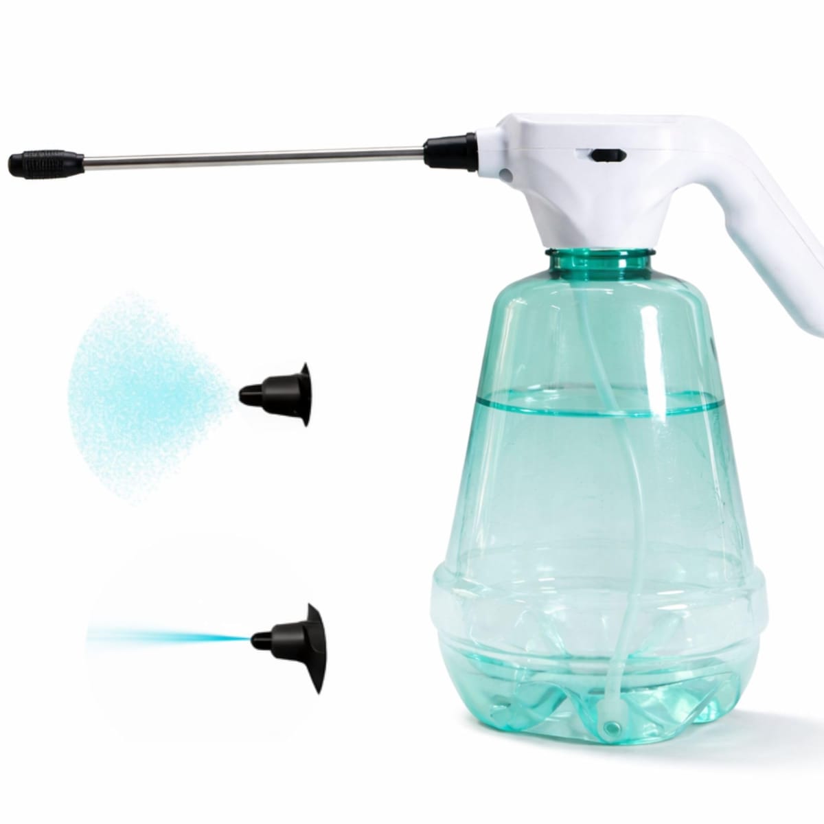 【日本レリア】電動スプレー 霧吹き 電動噴霧器 1.2L コンパクト ノズル付きセット...