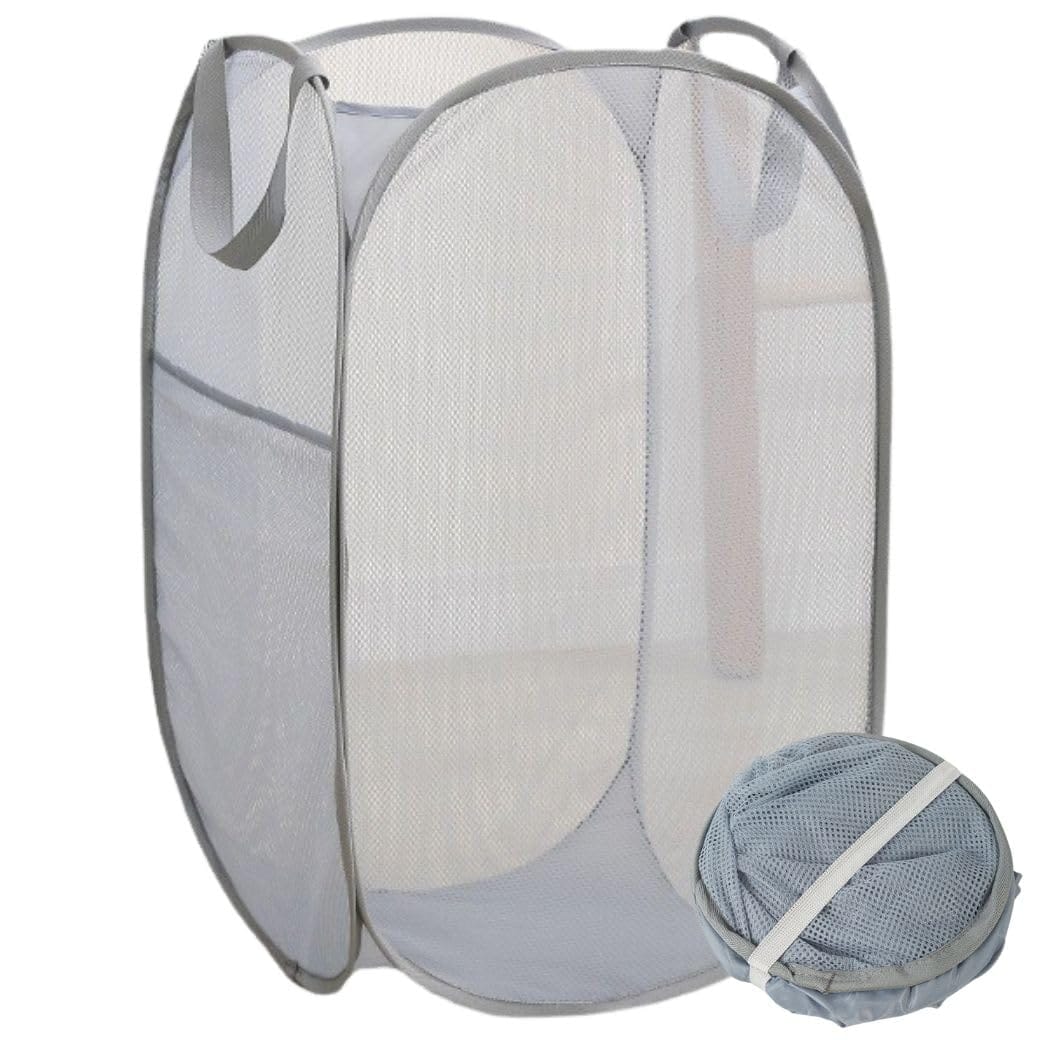 karim 洗濯カゴ 洗濯かご 折りたたみ ランドリーバスケット 大容量 70L 洗濯物入れ 脱衣カゴ 持ち手付き ランドリー用 ボックス バッグ コンパクト ...