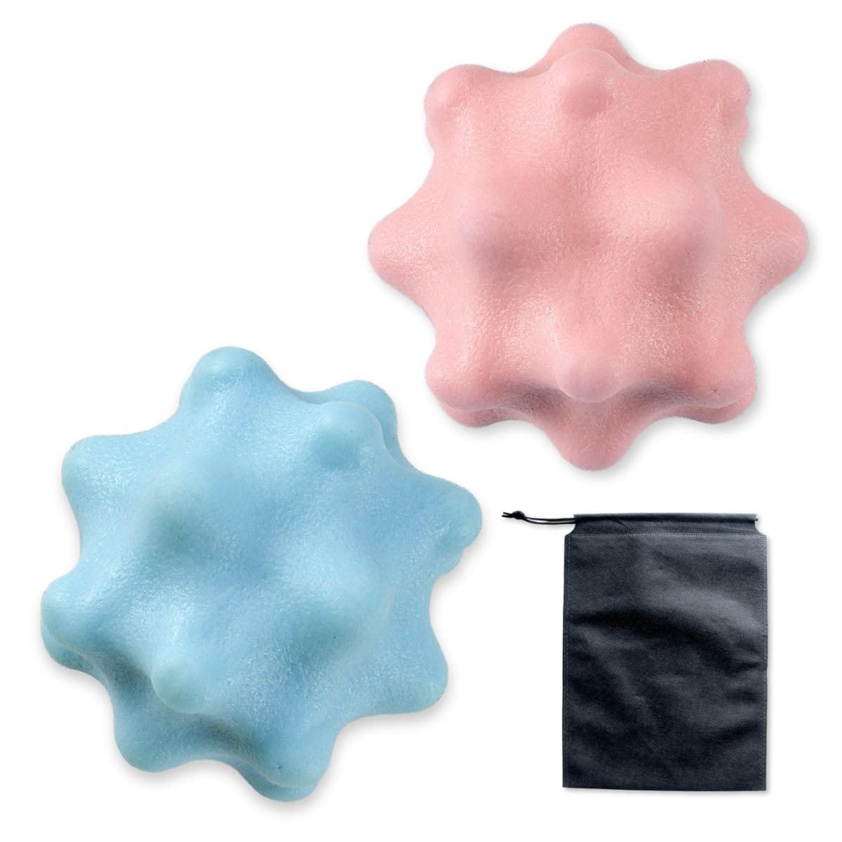 SALUDABLE マッサージボール ピラティス リラックス ツボ押し 健康グッズ 手 足の裏 袋付