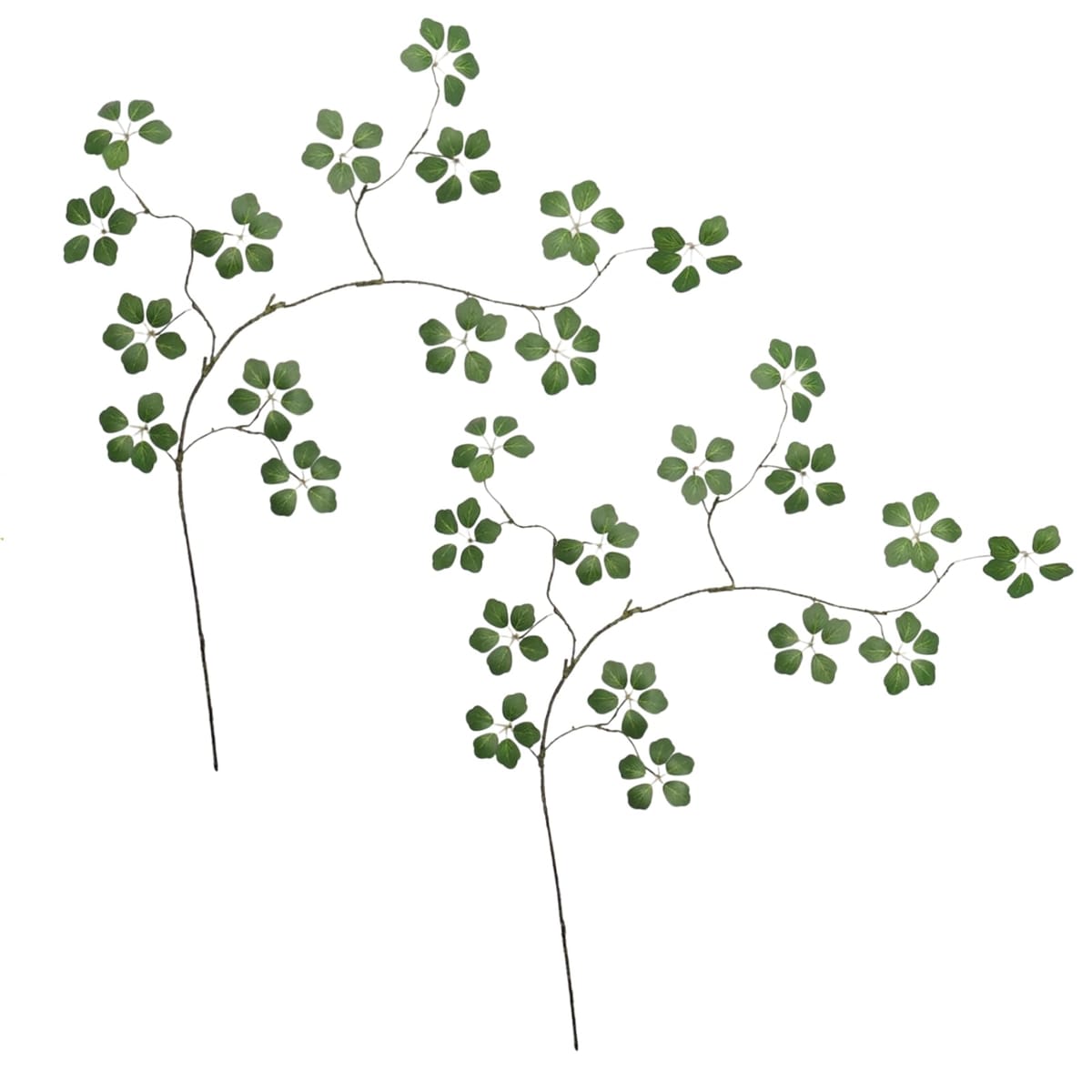 Aurenne フェイクグリーン 造花 インテリア 観葉植物 フェイク 卓上 アレンジ 切り分け可能 90cm 2本セット