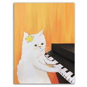 Archnote アートパネル おしゃれ モダン 絵画 インテリア ポスター キャンバス アート 猫 ネコ (30x40)