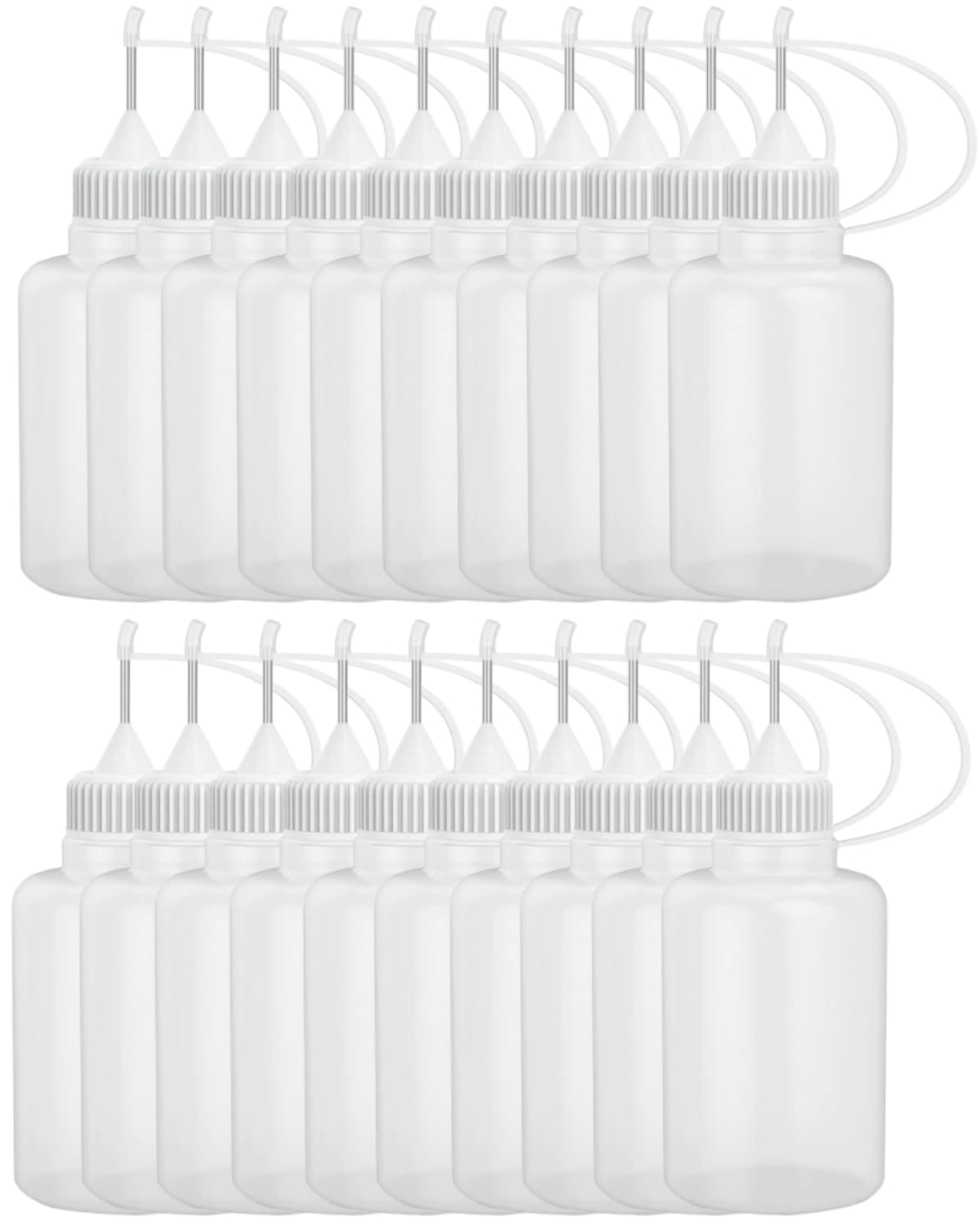 Chocople ニードルボトル 塗料ボトル 接着剤ボトル 容器 DIY 針付き スポイト 20本セット (10ml)