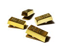マグネット インゴット クリップ 金塊 磁石 ミニ 4個セット ゴールド