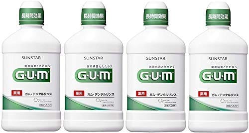 【まとめ買い】GUMデンタルリンス500ML レギュラー [医薬部外品]×4個