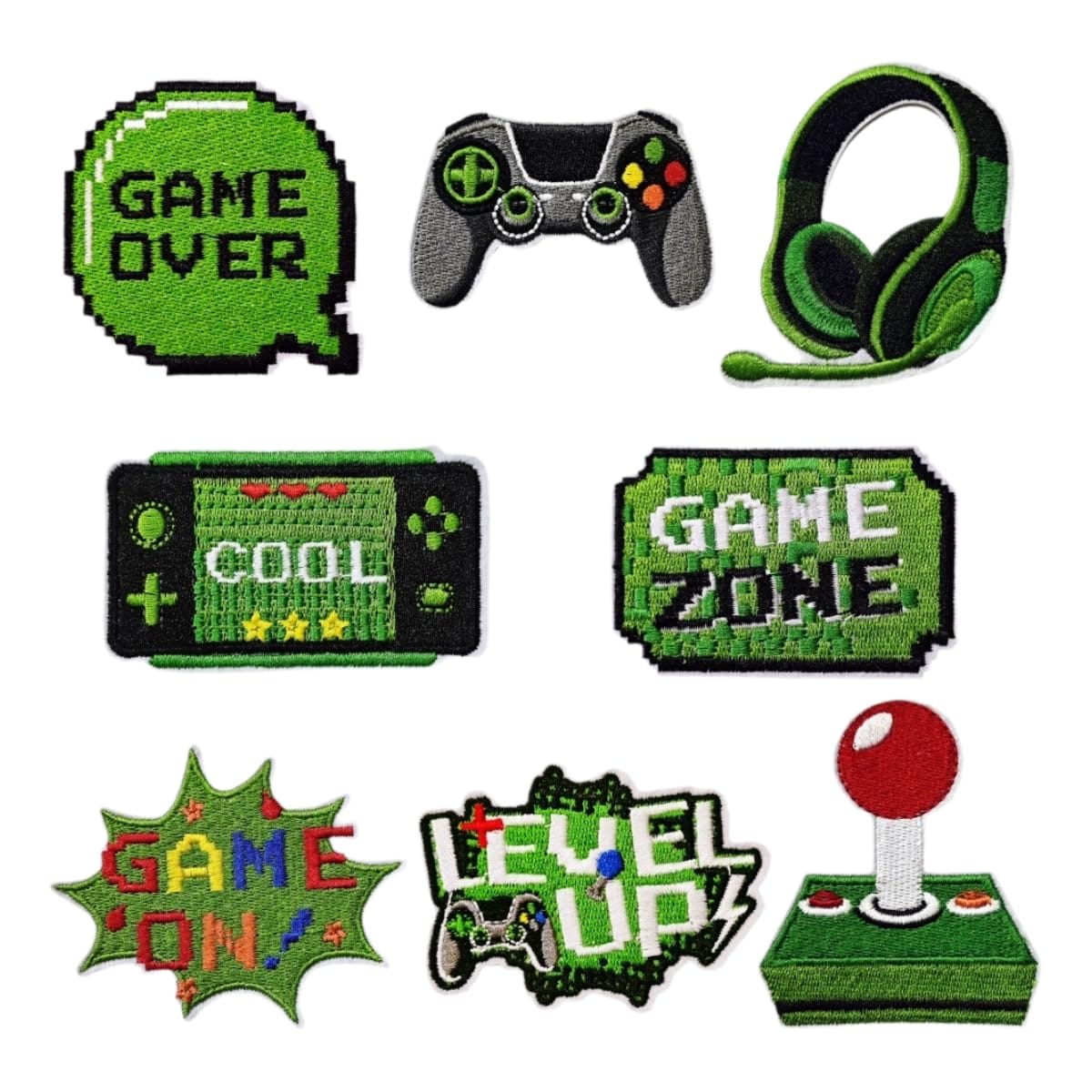 KAZARI日和 ワッペン 男の子 女の子 子供用 おしゃれ アップリケ パッチ 小さい アイロン接着 刺繍 ゲ..