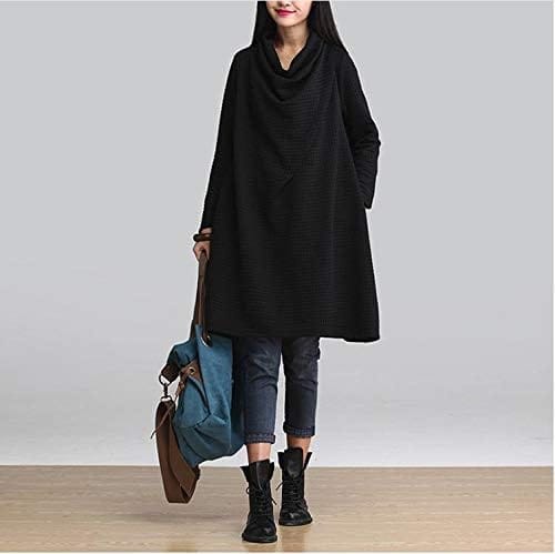 Web shop 8tailの[emptio] [エンプティオ] ドレープ aライン チュニックワンピ ドロップショルダー ゆったり ネック レディース｜アングル2
