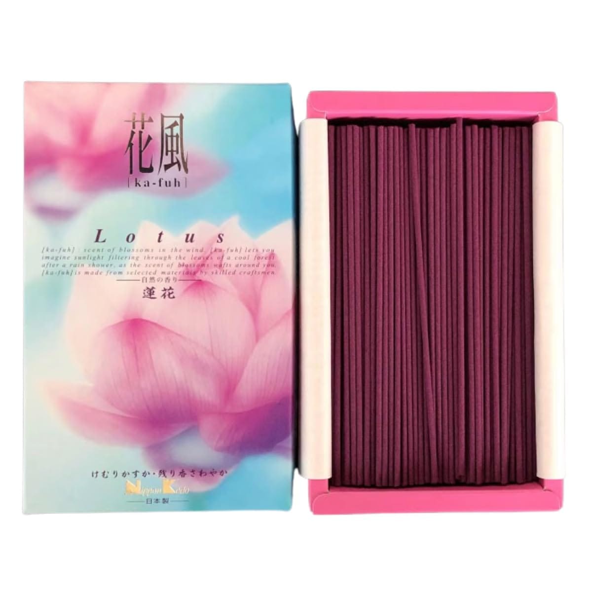 日本香堂　微煙タイプ【花風（かふう）Lotus 蓮花】　大箱