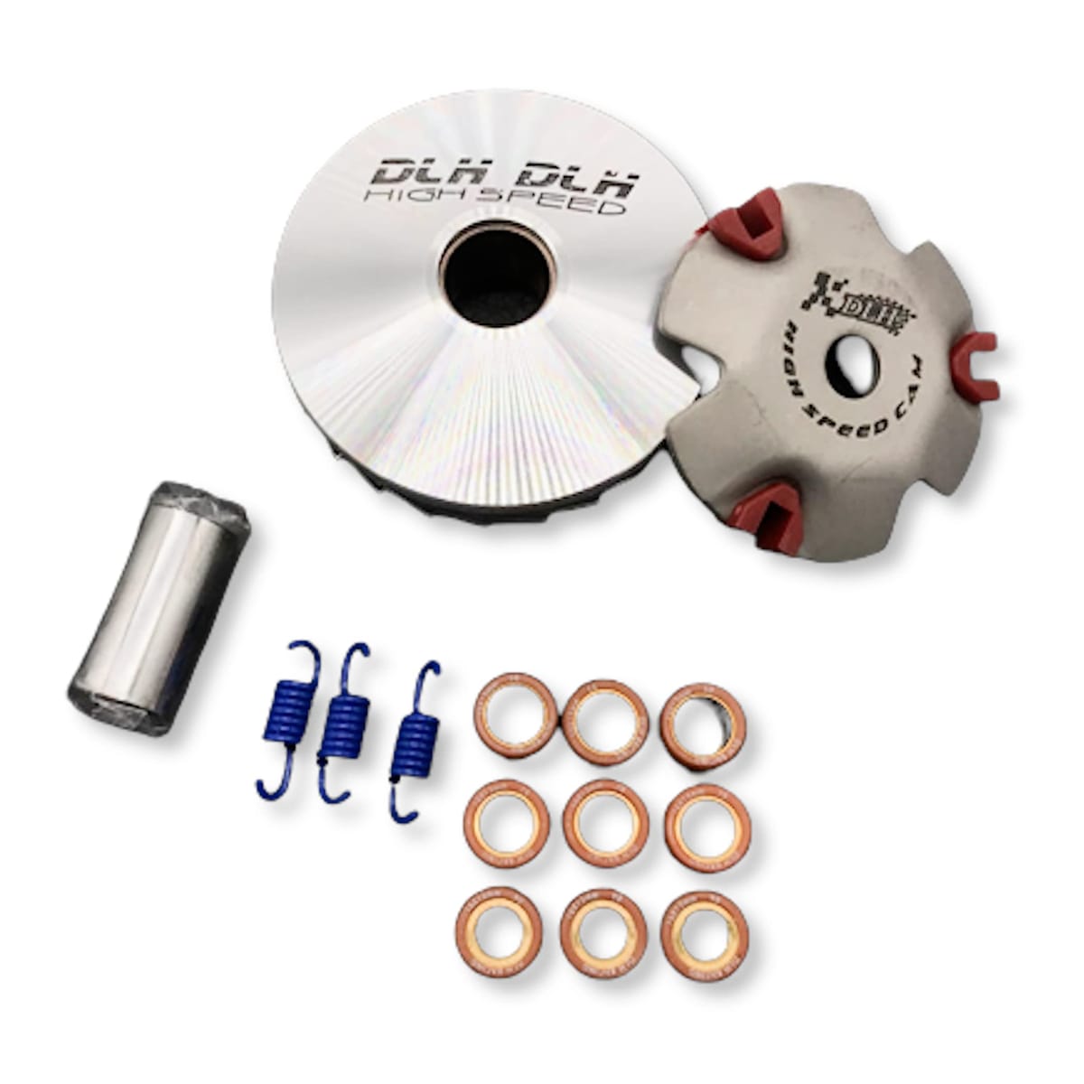 Lezalic バイク用 ハイスピードプーリー セット 12mm 14mm プーリーキット ディオ ジョルノ ジョーカー DIO AF27 AF34 AF24 ZX