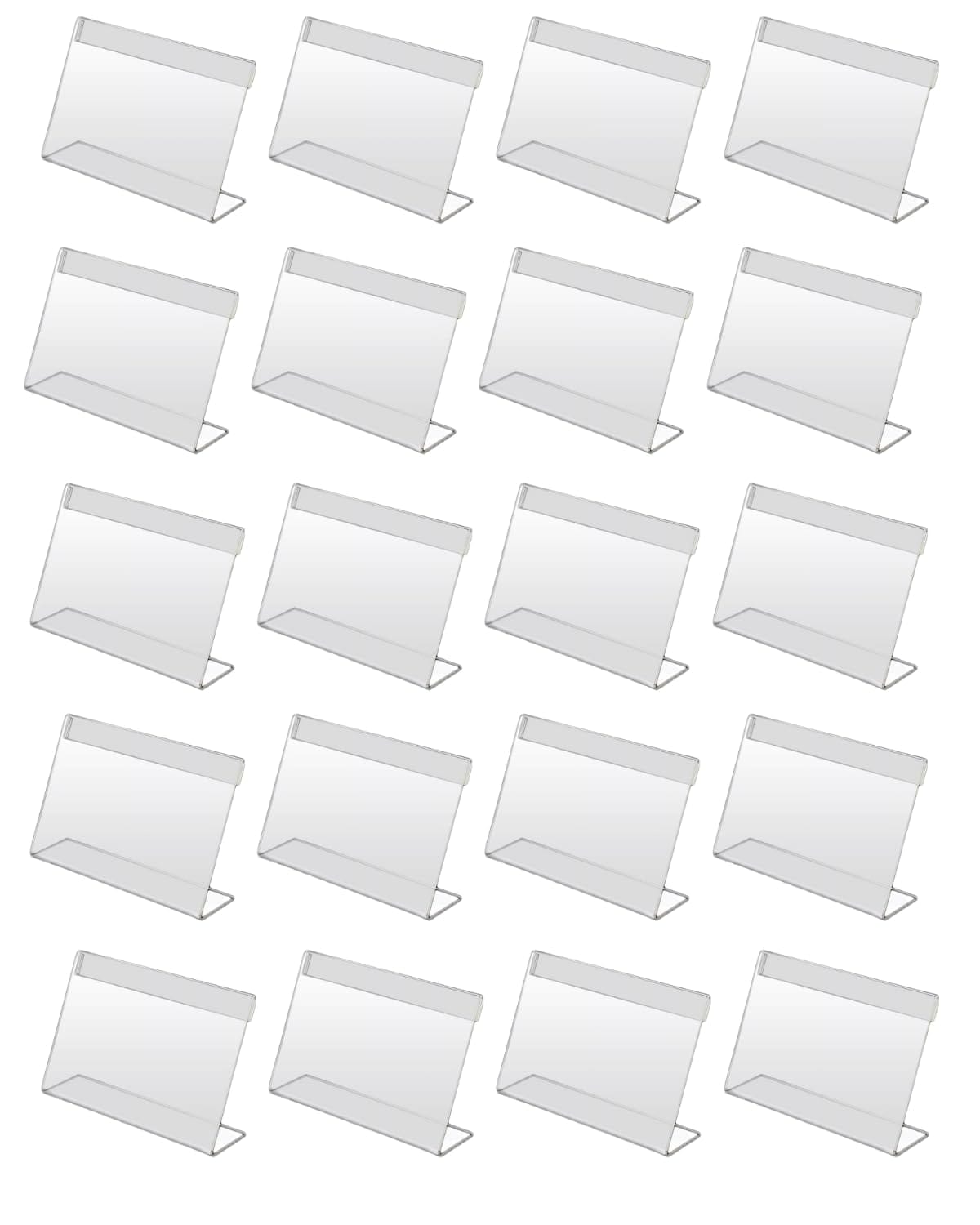 Chocople カードスタンド ポップスタンド プライスカード 立て 名刺サイズ 卓上 名刺サイズ 90mm×60mm ..