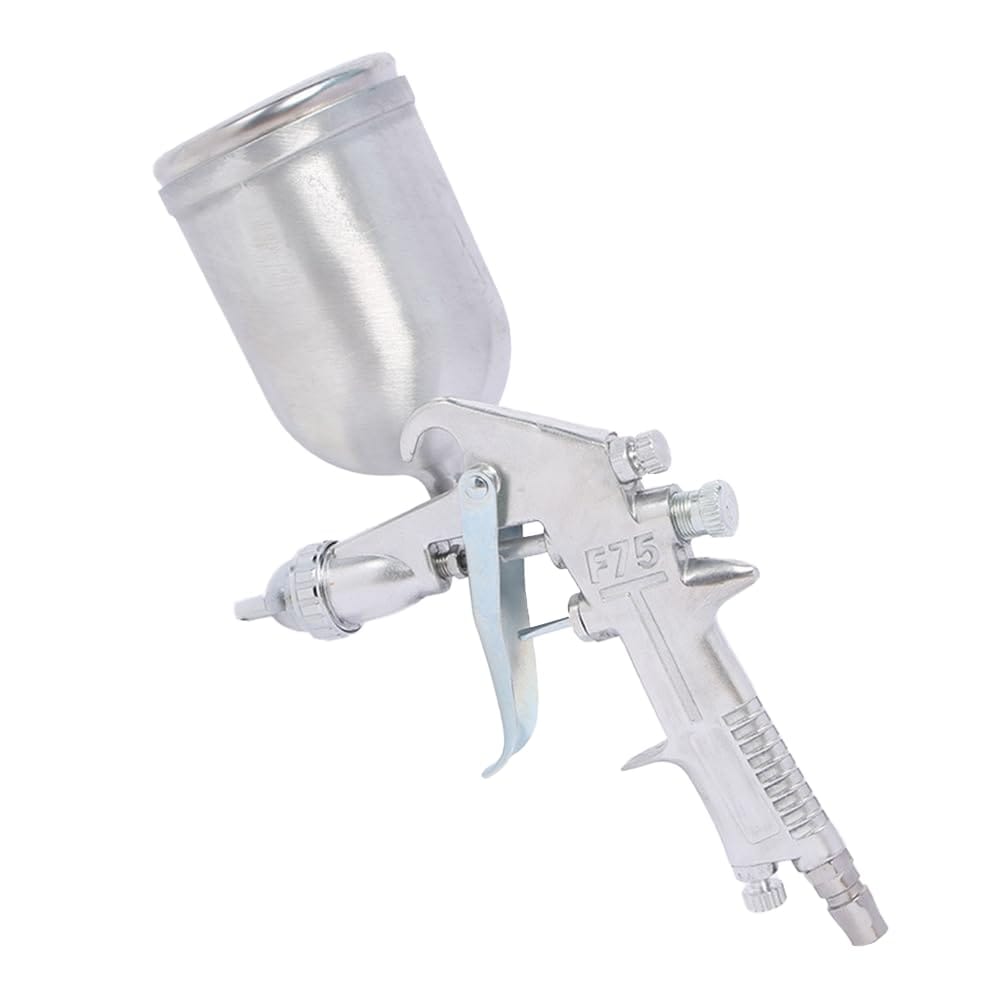 AZNABLE 塗装ガン エアスプレーガン スプレーガン カップガン 重力式 パターン調整 エアー量調整