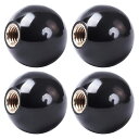 【交換用に】家庭用アーケードスティック アケコン レバーボール ハンドルロッカーボールヘッド 4個入 (ねじサイズ:M12 直径:40)D・STONE