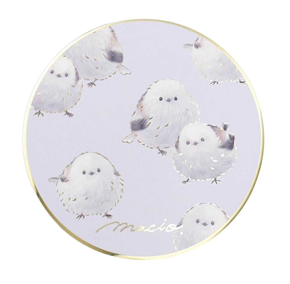 【フラワーリング】FLOWERING コンパクトクリアミラー シマエナガ GMR0205-D