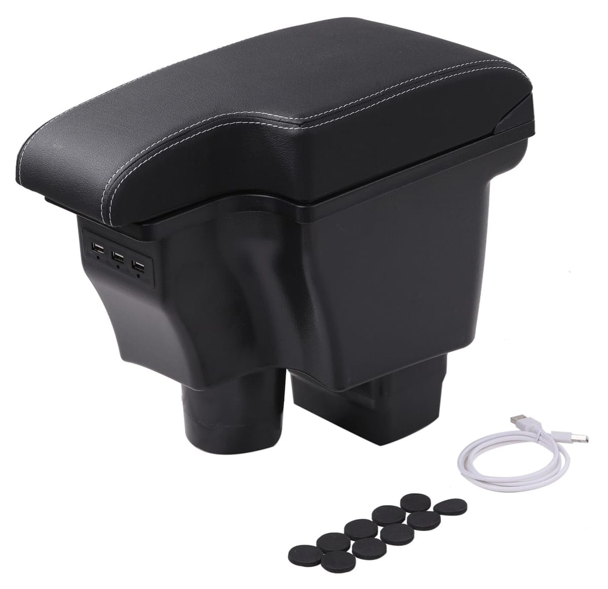 マツダ 用 アームレスト コンソールボックス USBポート 付 mazda CX-3 DK5 デミオ DJ3 DJ5 対応 多機能 小物入れ 収納 BOX 肘掛け 疲労 軽減 社外品 カスタム パーツ