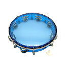COZENTA タンバリン 透明 2列 打楽器 音程 調節